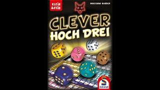 Clever hoch drei (Wolfgang Warsch, Schmidt Spiele 2020)