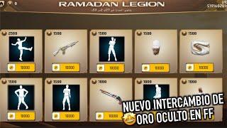 NUEVO EVENTO OCULTO de INTERCAMBIO de ORO con EMOTES en FF  *oro royale especial ff*