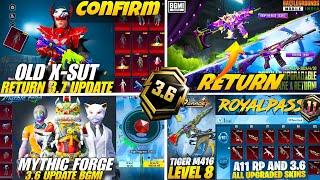 Next Carnival X-Sut | A11 Royal Pass Leaks| Next Mythic Forge Bgmi| Upcoming Upgraded Gun 3.6 Update