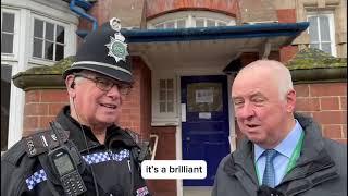 Commissioner Ben Adams goes out on patrol with Staffordshire Police Special Sergeant Kevin Lee