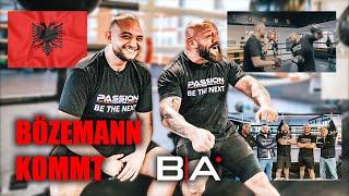 Bözemann kommt, letzte Einheit im Kongs Gym, vor dem Kampf gegen Manuellsen