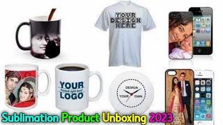 Sublimation Product Unboxing 2023 New Video️ In Bngla #unboxing #sublimation