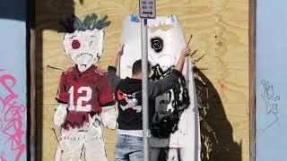 Update: “Voodoo12” Street Art Voodoo Doll of Tom Brady by Josh Wingerter.