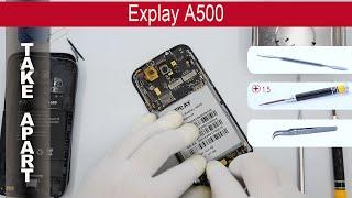 How to disassemble  Explay A500, Take Apart, Tutorial