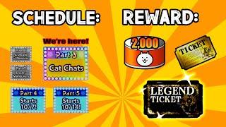 CATFOOD WEEK!! Free Legend Ticket Mission Part 3 | Battle Cats 10th Anniversary