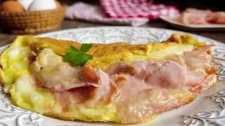 OMELETTE AL PROSCIUTTO: RICETTA semplice, gustosa e veloce, perfetta per TUTTI!