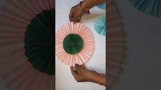 Beautiful paper flower wall hanging ideas  #craft #youtubeshort  #artist anita