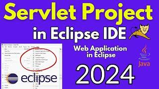 Servlet Program using Eclipse [2024] | Simple Servlet using Tomcat 11 and Latest Eclipse