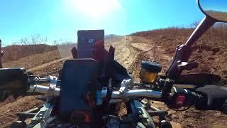 Kove 800X (2 Pro's and a Rally), Aprilia Tuareg off roading