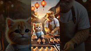 Cat and his father work's #vrialshort #trindingshorts #youtubeshorts
