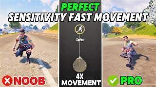 Best SPRINT SENSITIVITY Settings For Fast Movement and Reaction In Call Of Duty Mobile Battle Royale