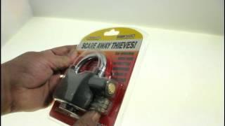 Locksmith Dundas Screaming Padlock Demo | Call Dr Lock  02 989 12345.avi