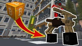 КРИПТОГОРОД! ОГРАБИЛ ОГРОМНЫЙ СЕЙФ С БИТКОИНАМИ И КУПИЛ СЕБЕ КРУТОЙ БАЙК ! Minecraft