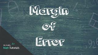 Margin of Error