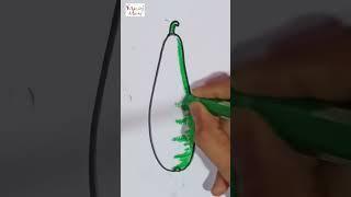 How to draw gourd  #quickdrawing #art