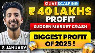 Live Intraday Trading || Nifty Option Scalping || 08 January || Option Buying