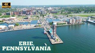 4K Drone Footage - Erie, Pennsylvania