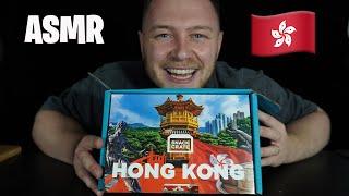 ASMR: UNBOXING AND TRYING HONG KONG SNACKS AND CANDY - SOFT WHISPERS