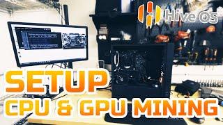 Setup CPU & GPU Flightsheet on Rig / HiveOS