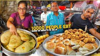 GLORIOUS Delhi Street Food Shaami  Raja Aloo Chaat, Desi Ghee Moonglet, Himachali Siddu Dahi Bhalla