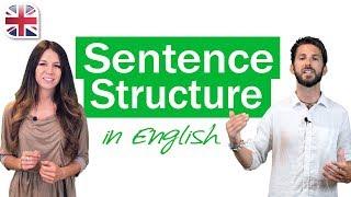 English Sentence Structure - English Grammar Lesson