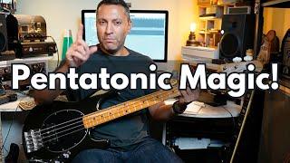 Funk Bass Mastery: Root Notes and Pentatonic Links