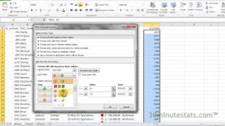 Excel 2010 - Conditional Formatting - Icons