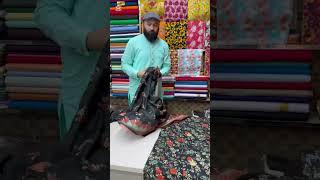 Bin Saeed lawn Allover Print suit Unstitched Al GELAAN Fabric