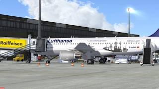 Prepar3D | FSLABS A320 First flight | EDDF - LOWW Part 2