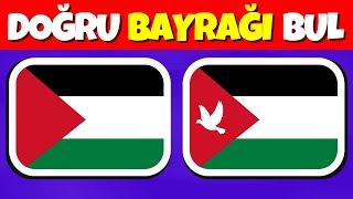 DOĞRU BAYRAĞI BUL! Ülkelerin Bayraklarını Tahmin Et🫨 Bayrak Bulmaca