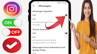 Instagram Message Request Not Showing 2024 | How to Fix Instagram Message Request Problem