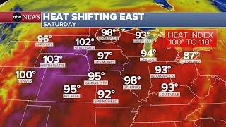 LIVE WEATHER MAP: Record-shattering heat wave hitting wide swath of U.S.
