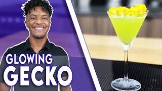 Glowing Gecko Cocktail  - Cocktails at Home with the Cocktail Enthusiast