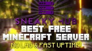 [NO LONGER FREE] How to make a FREE Minecraft Server in 2023! NO LAG & FAST UPTIME! SneakyHub