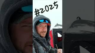 2025 ICE FISHING!!!...Has Begun!           #fishing #2025 #icefishing #blessed