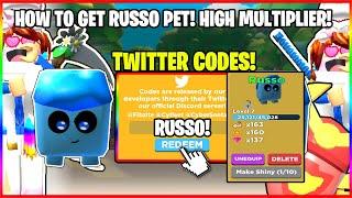 ADVENTURER SIMULATOR! HOW TO GET THE *FREE* RUSSO PETS! + ALL WORKING TWITTER CODES! - ROBLOX