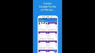 Create google from on mobile app
