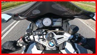 2014 BMW K1300S Titanium Akrapovic Quickshifter POV Ride