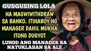 DUGYOT NA ALE PINALABAS AT PINAHIYA NG MANAGER SA LOOB BANKO .LUHOD SIYA NG MALAMAN ANGPAGKATAO NITO