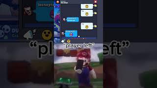 “player left”… sad mario meme