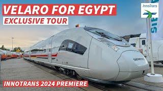 【4K】Siemens Velaro Train for Egypt Unveiled at InnoTrans 2024: Exclusive Tour!