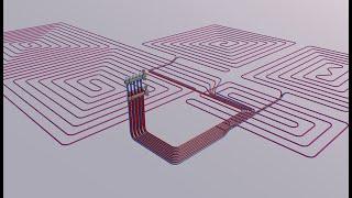ArchiCAD "Теплый пол". Использование МЕР-элемента "Труба универсальная ( гибкая )".