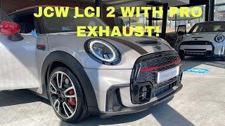 MINI JCW LCI 2 with PRO EXHAUST! FIRST COLD START