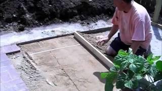 How to Build a Brick Paver Patio part 3