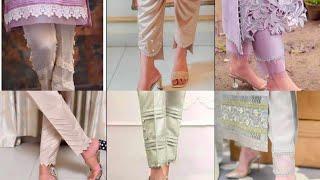 Zainab Collection Clothes || Top 10 Design || Trouser Design Stitch New Lace Work #zainabcollection