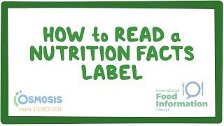 How to read a nutrition facts label