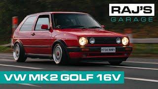 My VW Mk2 Golf GTi 16V on air suspension! | Raj's Garage EP4