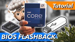 Intel 13th 14th Gen BIOS Update auf B660 H670 Z690 USB Flashback Tutorial