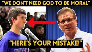 Student Left Speechless By THIS Question (Exposing The Atheists Mistake)