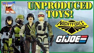 Unproduced Toys | GI Joe Night Force | Vintage A Real American Hero | Toy History | O-Ring Figures